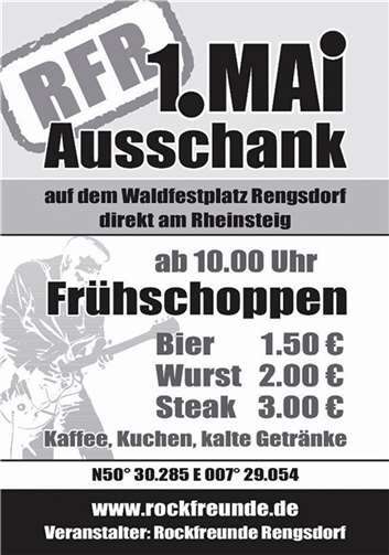Rengsdorfer Rockfestival und Maiausschank 