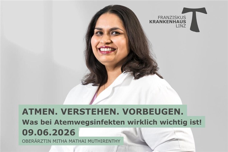 Informationsveranstaltung zu Atemwegsinfekten im Franziskus Krankenhaus Linz 