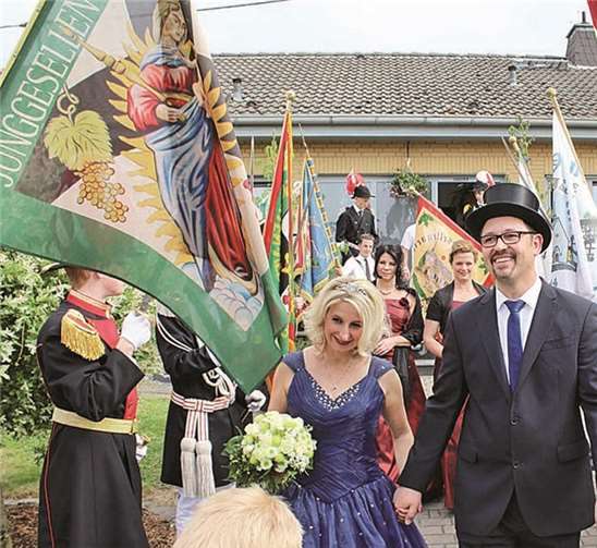 Königspaar Klaus Scholl und Andrea Boden-Scholl stand im Mittelpunkt 