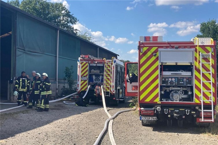 01.07.: Scheune im Kreis Cochem-Zell im Vollbrand 