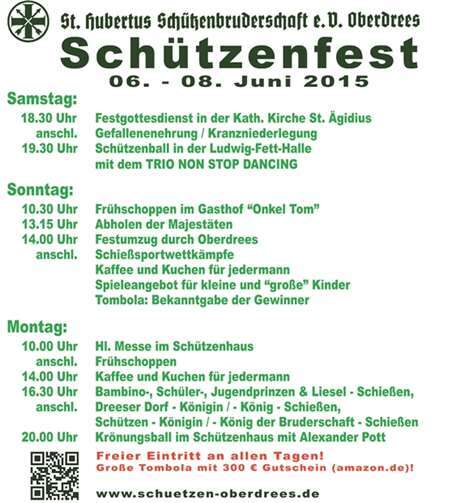 Drei Tage wird das Schützenfest gefeiert 