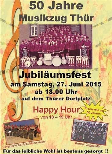 50 Jahre Musikzug Thür 