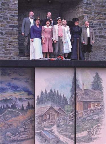 Heidi macht die Burg zur Schweizer Alp 