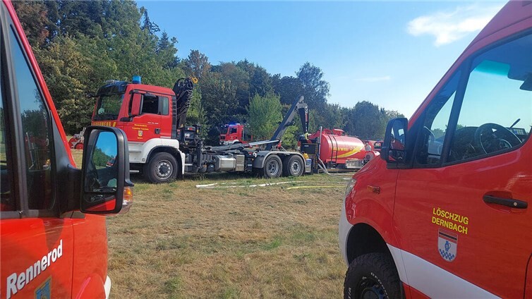 10.08.: Dramatischer Waldbrand bei Hilgert: 85.000 qm Waldfläche standen in Flammen 