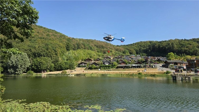 14.08.: Laacher See und Waldsee Rieden aufgrund der Waldbrände bei Langenscheid gesperrt 