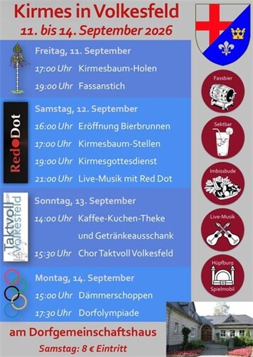 Grußwort zur Volkesfelder Kirmes 2026 
