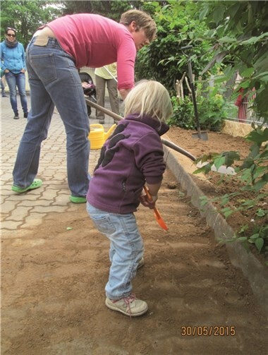 Jiepie, bei uns entstand ein Weidentipi! 