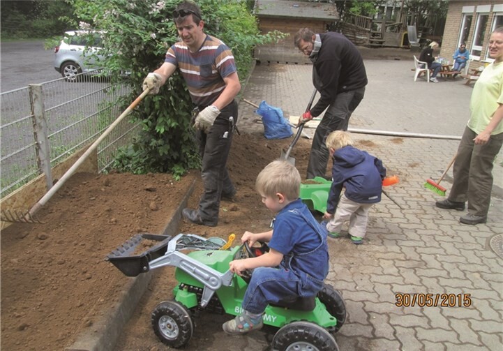 Jiepie, bei uns entstand ein Weidentipi! 