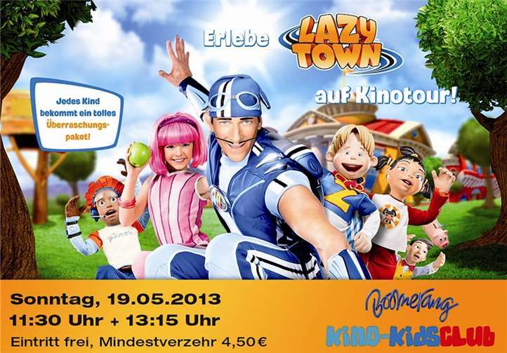 LAZY TOWN geht auf große Kinotour!
