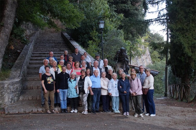 Katholische Pfarrei St. Franziskus aus Remagen pilgert nach Assisi