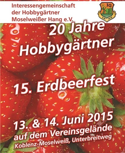 15. Erdbeerfest steht an