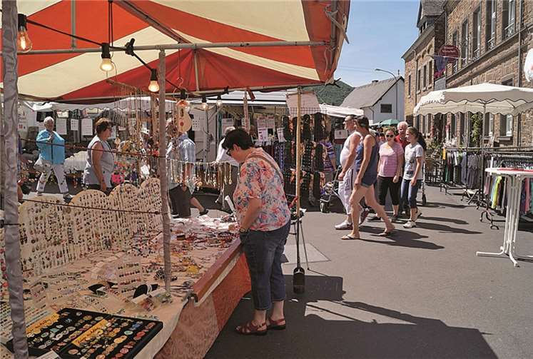 Ein Warenhaus unter freiem Himmel