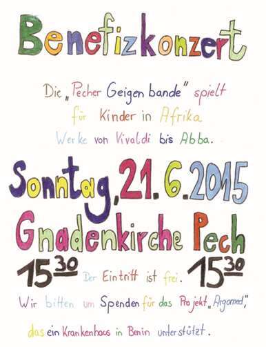 Benefizkonzert für Kinder in Afrika