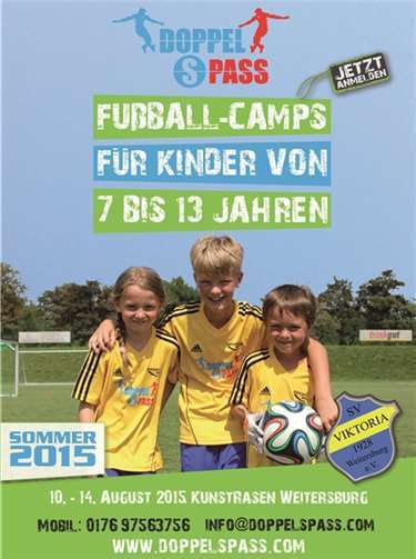Fußballcamp in der dritten Woche der Sommerferien 