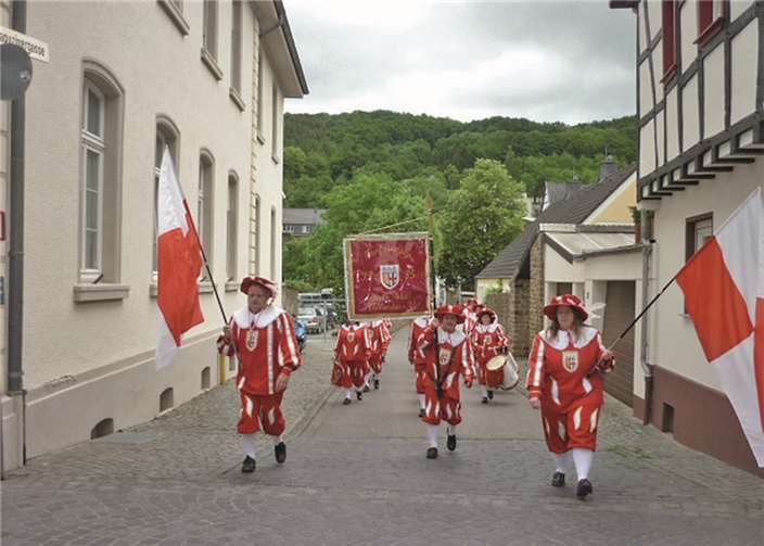 Fanfarenzug bei den Wertungsspiele in Bad Münstereifel 