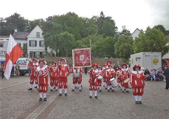 Fanfarenzug bei den Wertungsspiele in Bad Münstereifel 