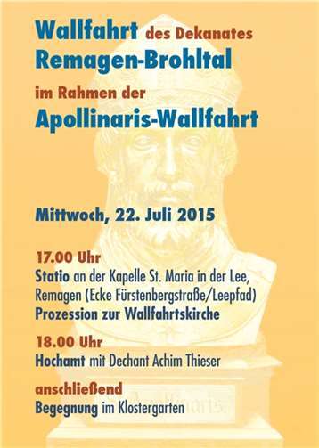 Wallfahrt zur Apollinariskirche 