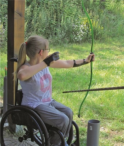Rollstuhltennisspieler wechselten das Sportgerät 