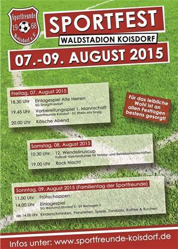 Sportfest im Waldstadion