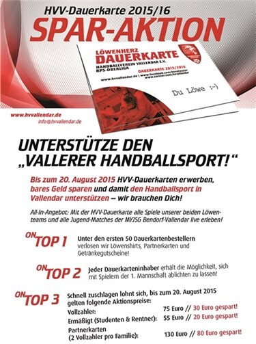 Jetzt Löwen-Dauerkarte sichern und Geld sparen!