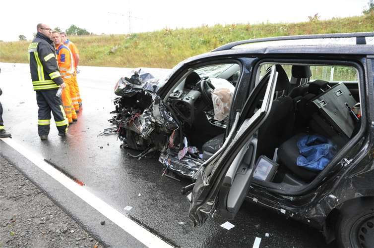 Frontalzusammenstoß bei Rengsdorf 