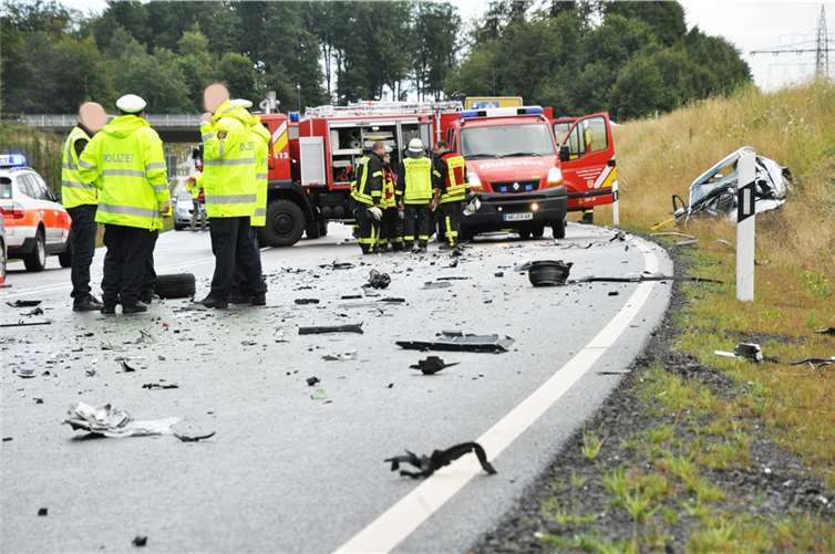 Frontalzusammenstoß bei Rengsdorf 