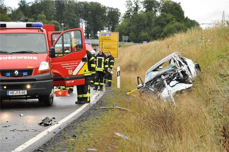 Frontalzusammenstoß bei Rengsdorf 