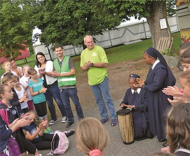 Teil der längsten Friedensstraße der Welt 