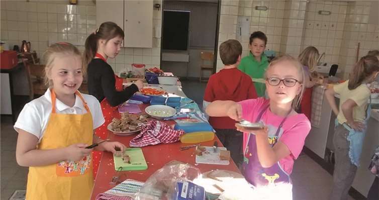 Gesundes Frühstück in den Schulen