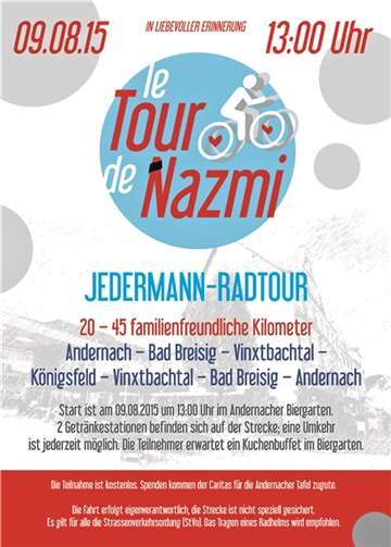 Radsportfreunde laden ein zur „Tour de Nazmi“ 