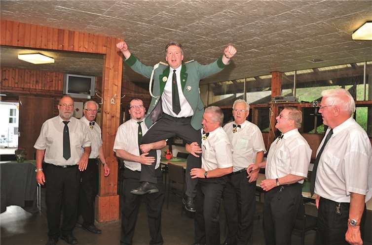 Hans Oskar Degen sicherte sich die Königskette 