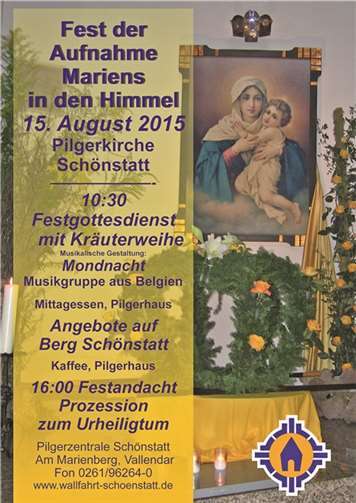 Fest der Aufnahme Mariens in den Himmel