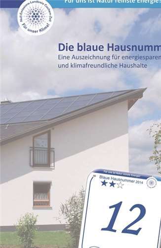 Die „Blaue Hausnummer“ 