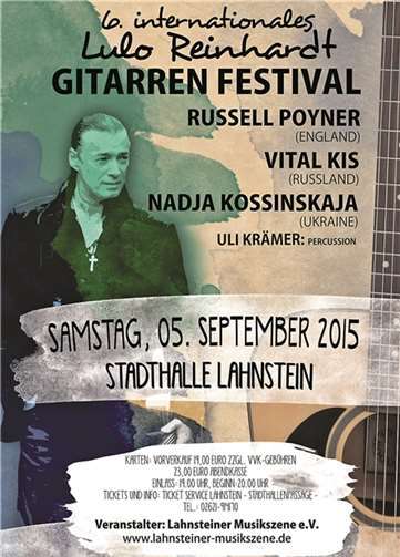 Gitarristen aus der ganzen Welt kommen zum Festival 