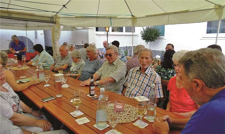 Biergarten-Treffs 2015 mit guter Resonanz 