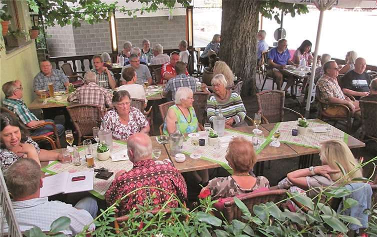Biergarten-Treffs 2015 mit guter Resonanz 