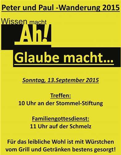 „AHA-Erlebnisse“ im Glauben 