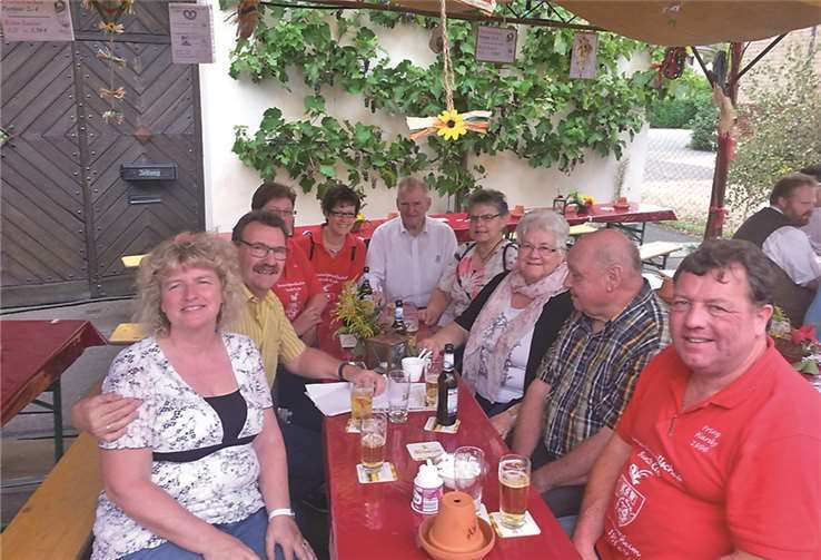 Frühschoppen beim Weinfest