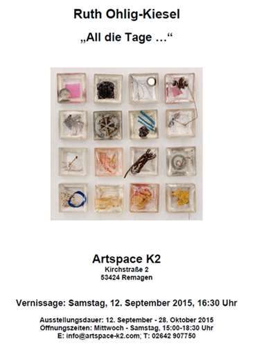„All die Tage …“ - Ruth Ohlig-Kiesel stellt aus