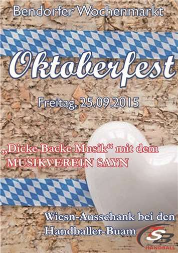 Oktoberfestgaudi auf dem Bendorfer Wochenmarkt