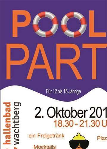 Party im Hallenbad 