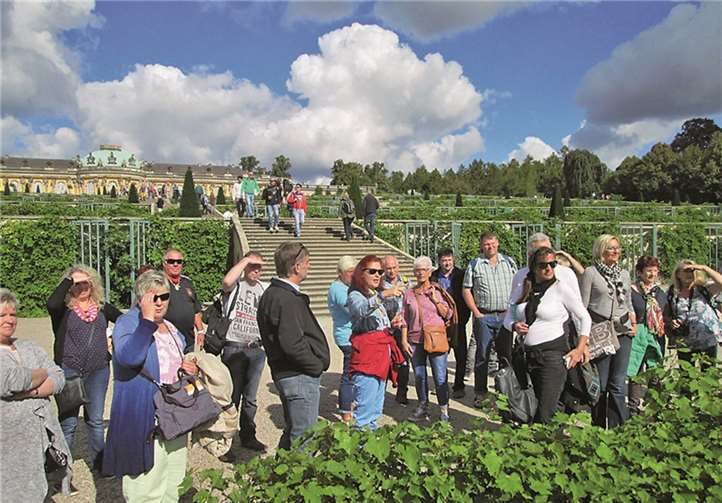 Germania vier Tage zu Gast in Preußens Versailles 