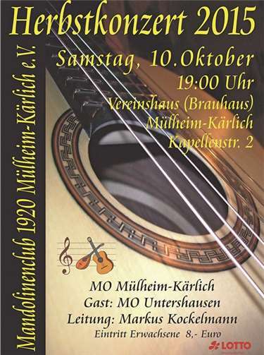 Einladung zum Herbstkonzert 