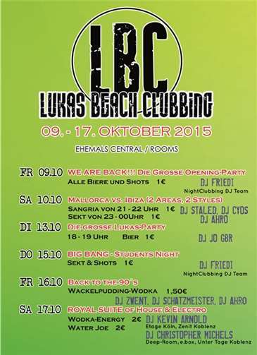 „Lukas Beach Clubbing“ startet durch 