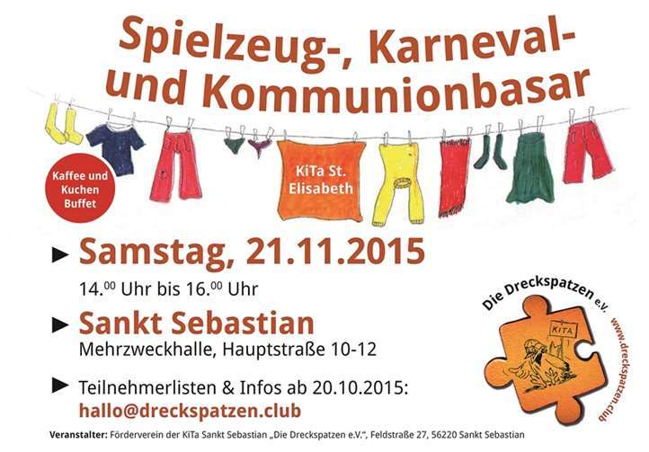 Spielzeug, Karneval und Kommunionbasar 