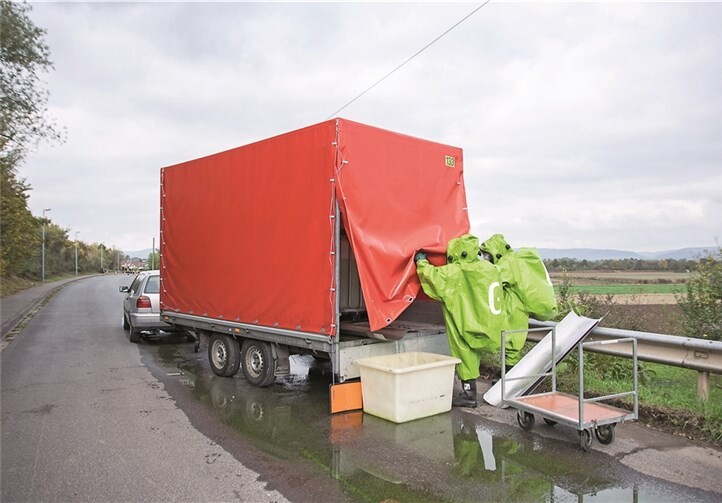 Einsatzkräfte arbeiteten Hand in Hand
