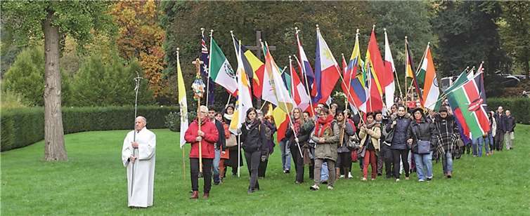 "Mit Maria dorthin, wo die Liebe fehlt" 