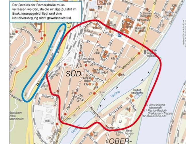 Bombe in Koblenz gefunden 