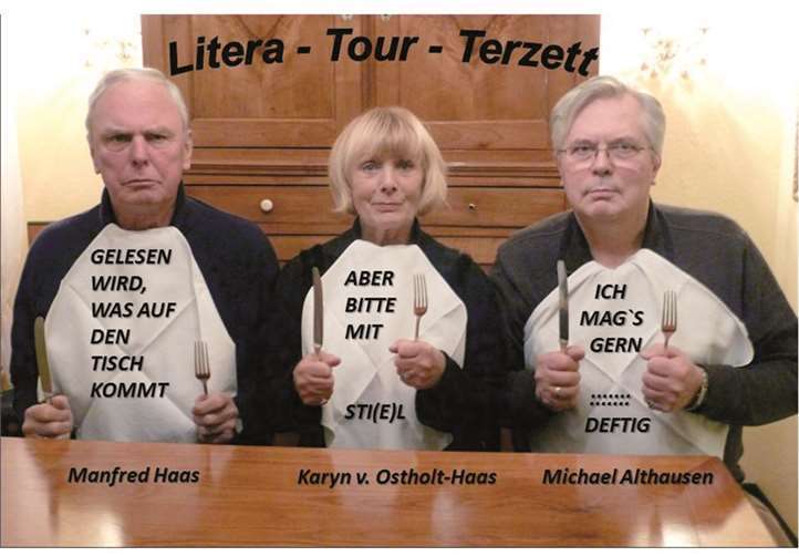 Vergnüglicher Krimiabend mit dem Litera-Tour-Terzett 