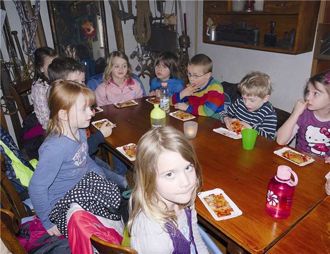 Schukis besuchen einen Bauernhof 